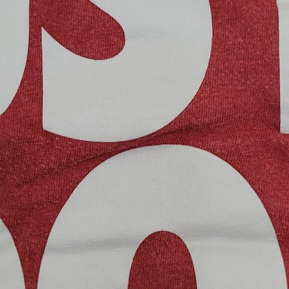 NIKE Swoosh Shirt Medium 20x25 Red Spellout Just-Do-it - Picture 10 of 12